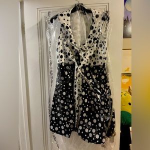 Samuel Dong dots bubble dress S22150.
